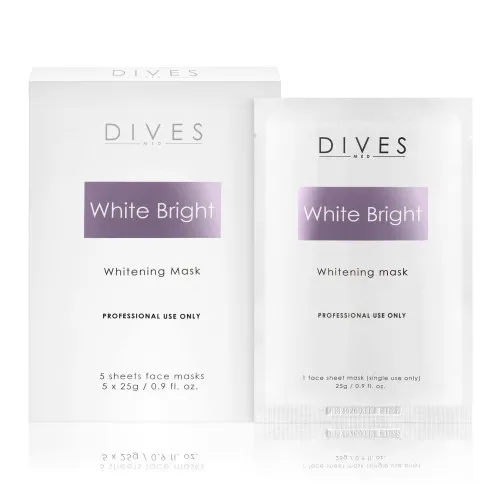 DIVES MASK WHITE BRIGHT WHITENING 5×25 g